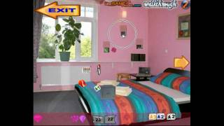 Pink Ruby Room Escape Walkthrough.flv