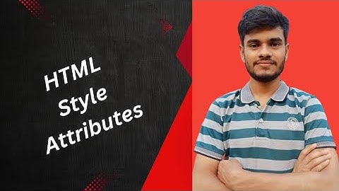 #2 html style attribute