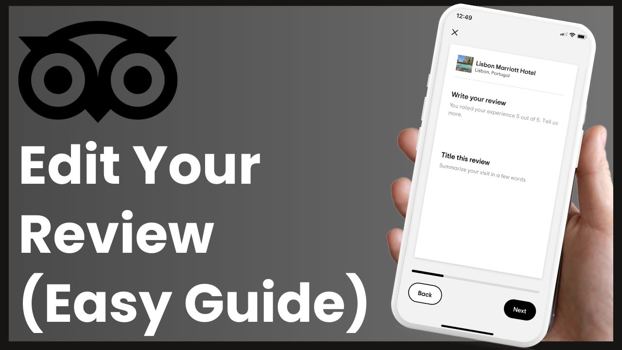 How to Edit Tripadvisor Review ! - YouTube
