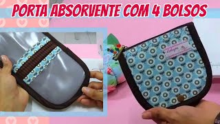 Como Fazer Necessaire Super Fácil com 4 Bolsos na Máquina Doméstica   Costura Iniciante