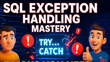 SQL Server Exception Handling Tutorial | Fix Errors Fast with TRY CATCH! @JangiTech #errorhandling