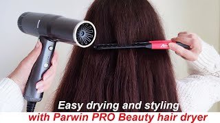 Easy drying and styling with Parwin PRO Beauty ❤️ Hair dryer Review, Unpacking and Testing