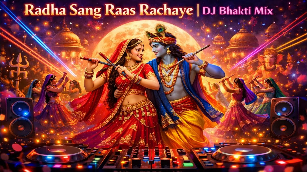 Radha Sang Raas Rachaye 💥🎵 | DJ Bhakti Mix 🚀🕉️