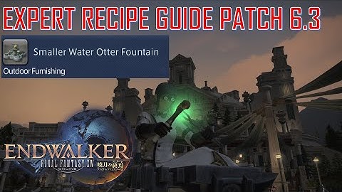 Final Fantasy XIV - Expert Recipe Guide Patch 6.3 Difficulty: 7920