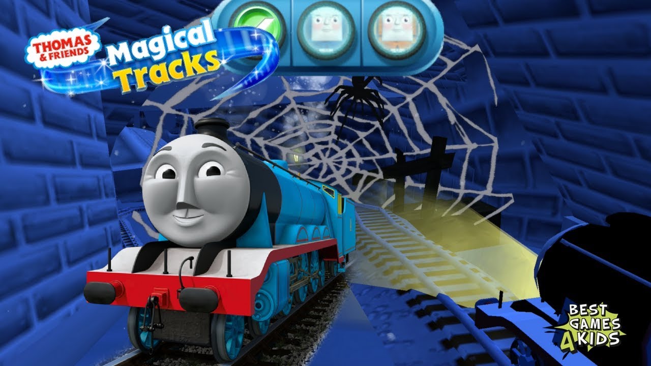 GORDON Mission in HAUNTED CASTLE  Thomas  Friends Magical Tracks   Kids Train Set