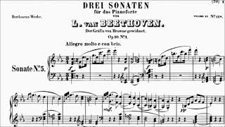 ABRSM DipABRSM Piano Repertoire No.13 Beethoven Sonata No.5 in C Minor Op.10 No.1