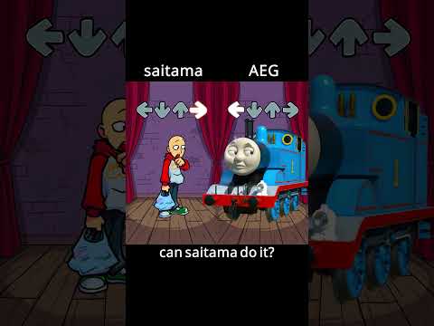 saitama vs mini thomas aeg fnf character test