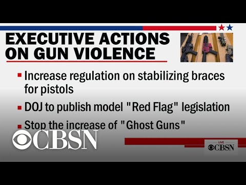 Biden issues executive orders to combat gun violence.