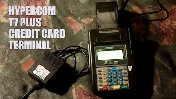 Hypercom T7Plus Credit Card Terminal