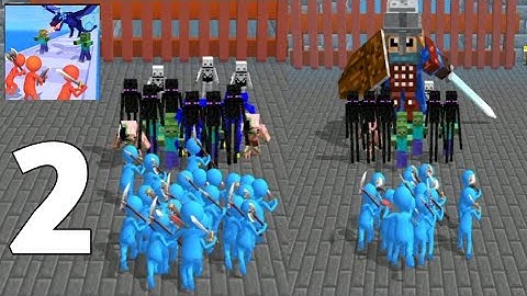 Stickman craft run (Early access) - Gameplay Walkthrough Part 2 Levels 11 - 17 (iOS, Android)