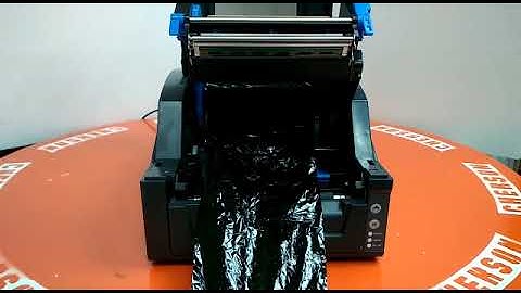 Gprinter 1225T Media and Ribbon Loading demo