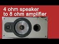 why impedance matching is important for tube audio amplifiers. output power vs power loss / THD