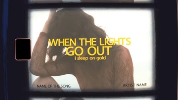 Retro Audio Visualizer With Lyrics | After Effects Templates - Motion Array