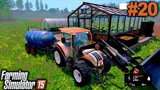 FARMING SIMULATOR 2015: Estufas de tomate, alface e colmeia [XBOX 360] #Parte 20.