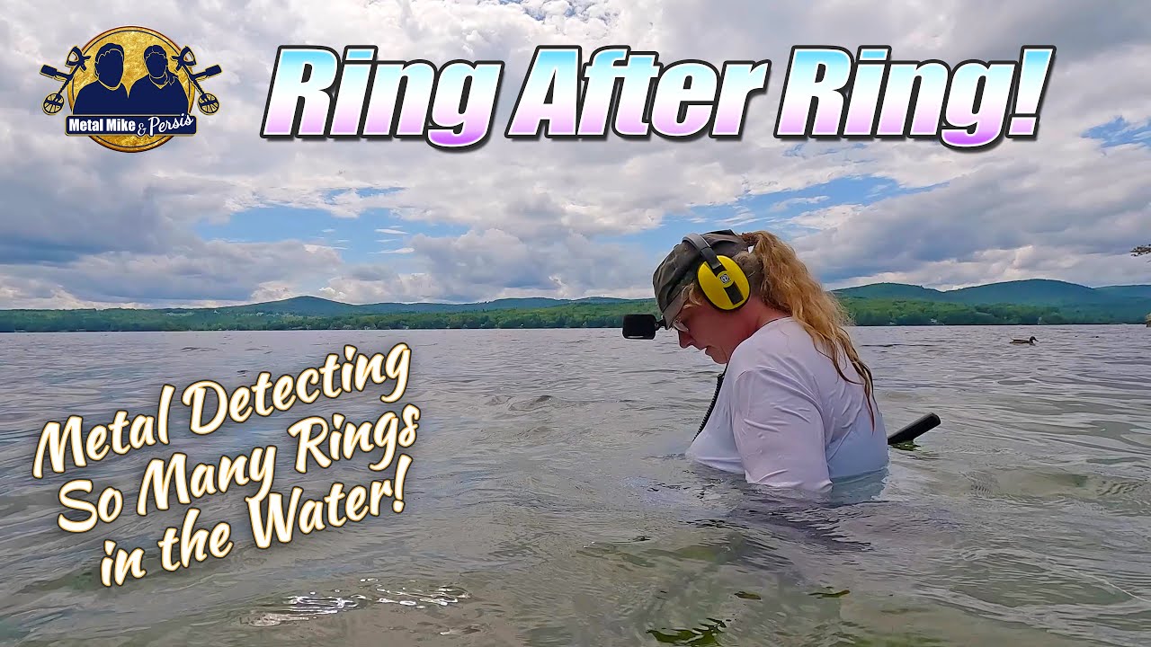 We Metal Detect SO MANY RINGS at a Lake Beach We've Never Hunted Before! #treasureSundays