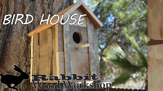 Rustic Bird house from Pallet wood Make this really rustic bird house out of free pallet wood in an afternoon. Just pick out some pieces you like and work with it and