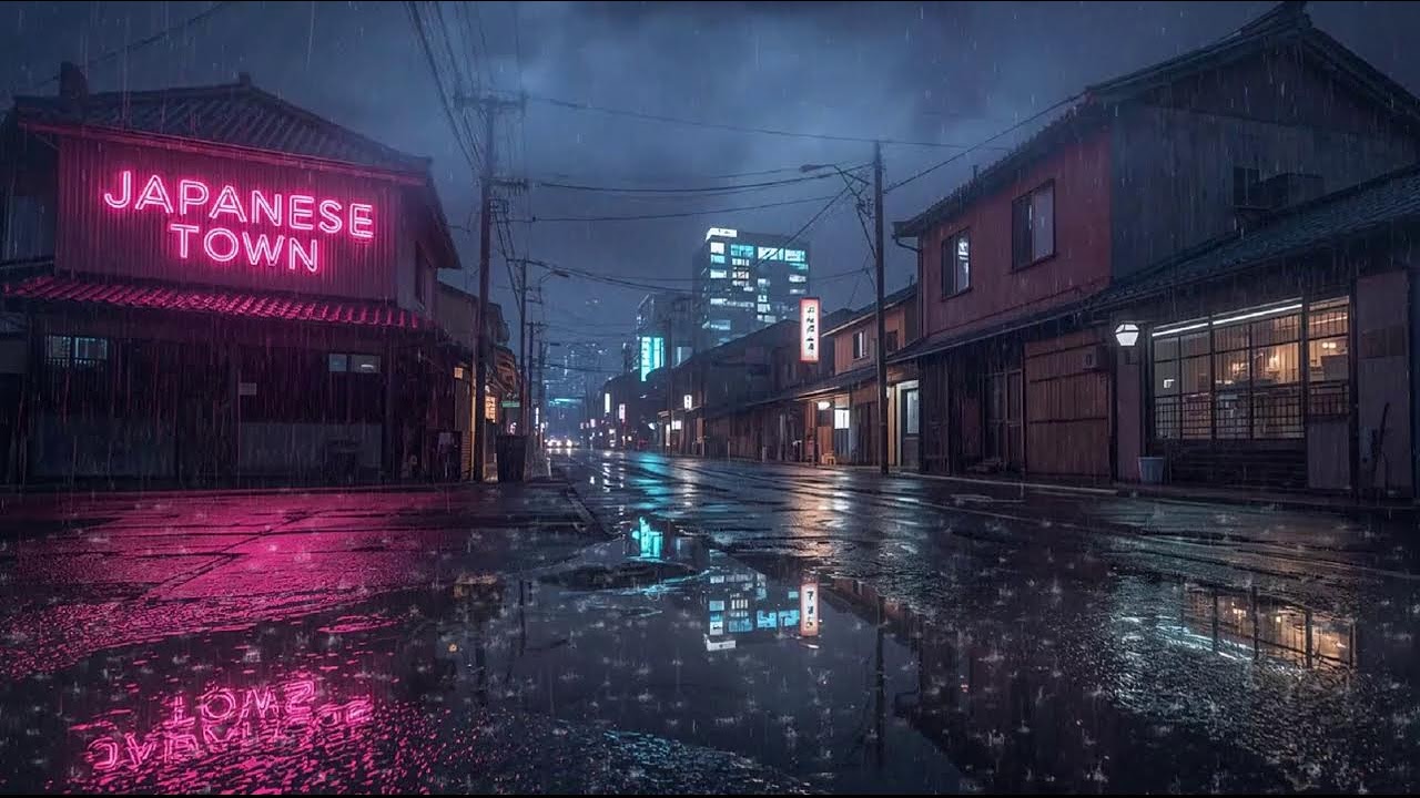Rainy Night Lofi Mix 🌙 Calm Chillhop Beats to Relax, Study & Sleep #51