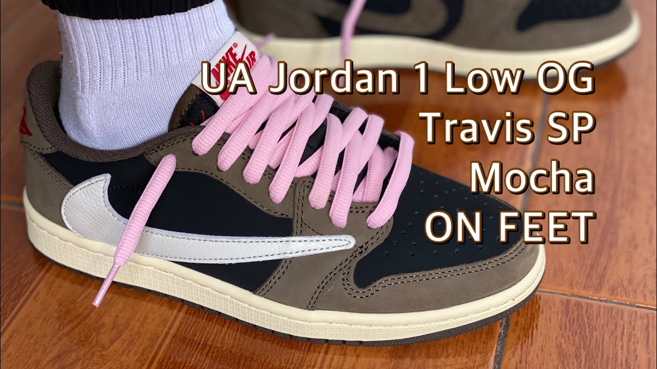 UA Jordan 1 Low OG Travis Scott MOCHA 