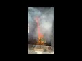 NOFD demonstrates how fast a dry Christmas tree can burn