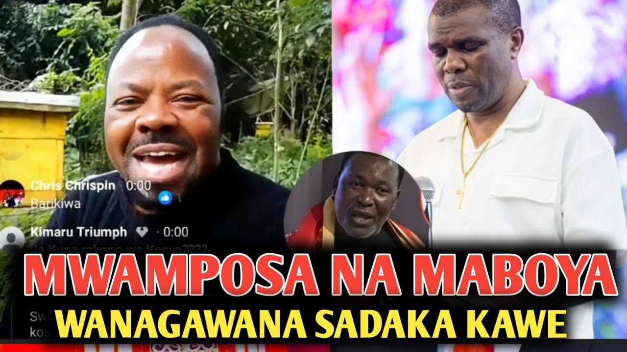 MCHUNGAJI FAUSTINI MUNISHI AFICHUA SIRI NZITO KANISA LA MWAMPOSA NA DASTAN MABOYA KUGAWANA SADAKA