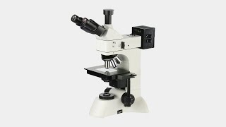 A13.0211 Upright Metallurgical Microscope, Transmit & Reflect, BF, DIC, Polarizing