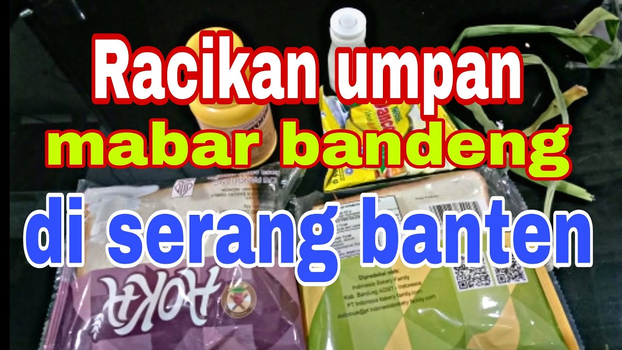 Rahasia racikan umpan mabar bandeng di serang banten