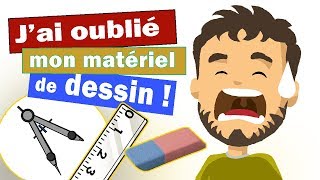 DESSINER SANS MATERIEL : gomme, règle, compas etc...