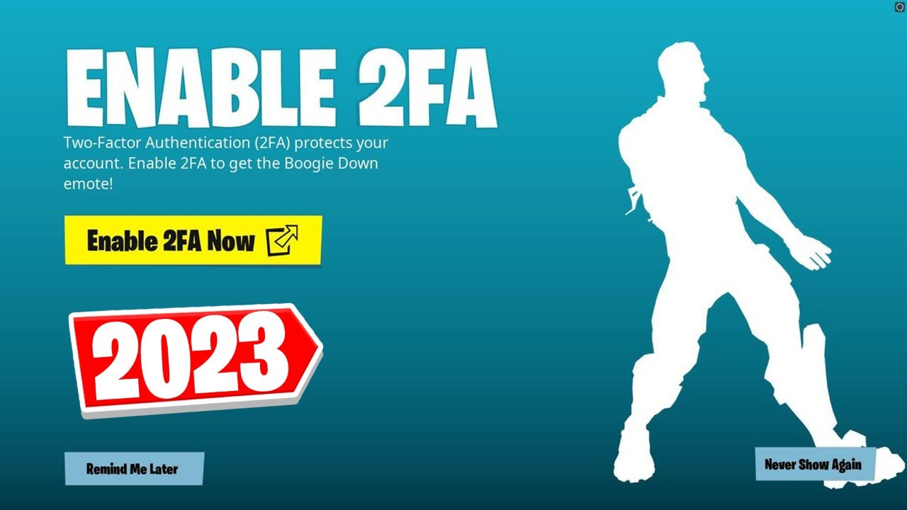 HOW TO ENABLE 2FA FORTNITE! 