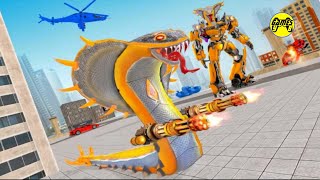 Snake Robot Car Transforming: Robot Transform Game - Android Gameplay FHD screenshot 2