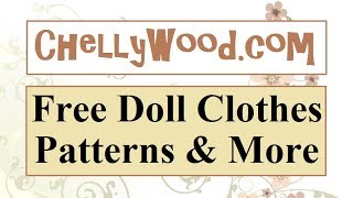 Visit ChellyWood.com for hundreds of free, printable sewing patterns for dolls of many shapes and sizes. Main page: https://