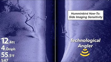 Humminbird HELIX Quick Tip: Side Imaging Sensitivity