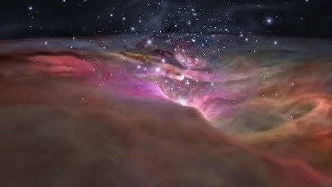 Flight Through the Orion Nebula in Visible and Infrared Light 360 Video