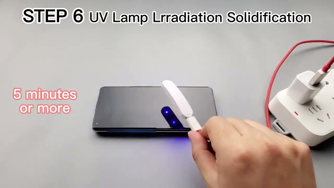Gtel® Uv Samsung Screen Protector Install Video.