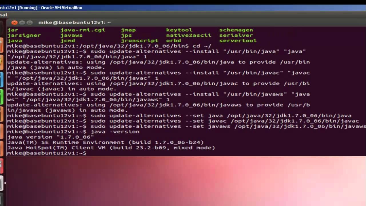 Install Oracle/Sun Java 7 Manually in Ubuntu Desktop - YouTube