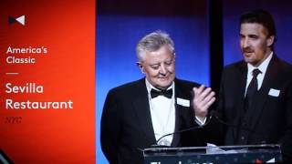 Sevilla Restaurant James Beard Award America's Classics Acceptance Speech