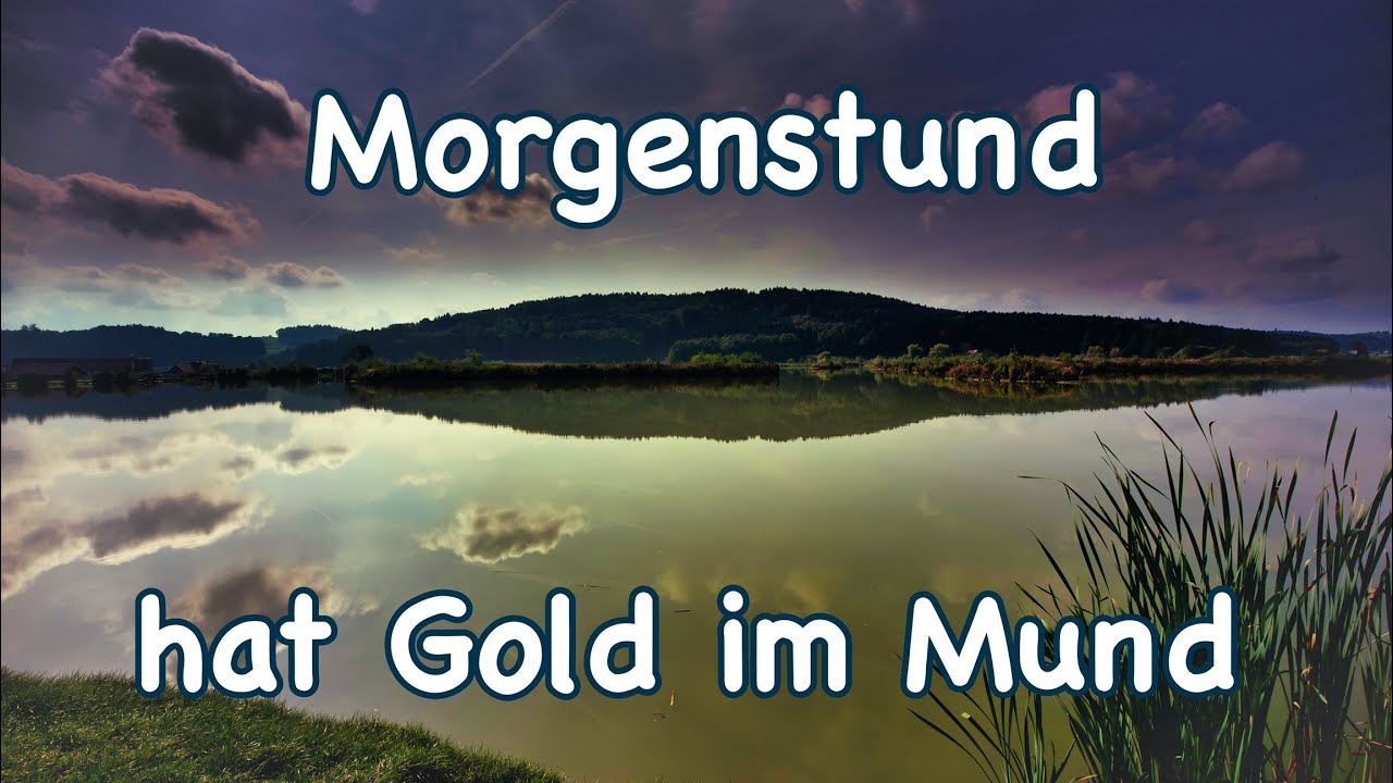 Morgenstund Hat Gold Im Mund Bedeutung www.youtube.com