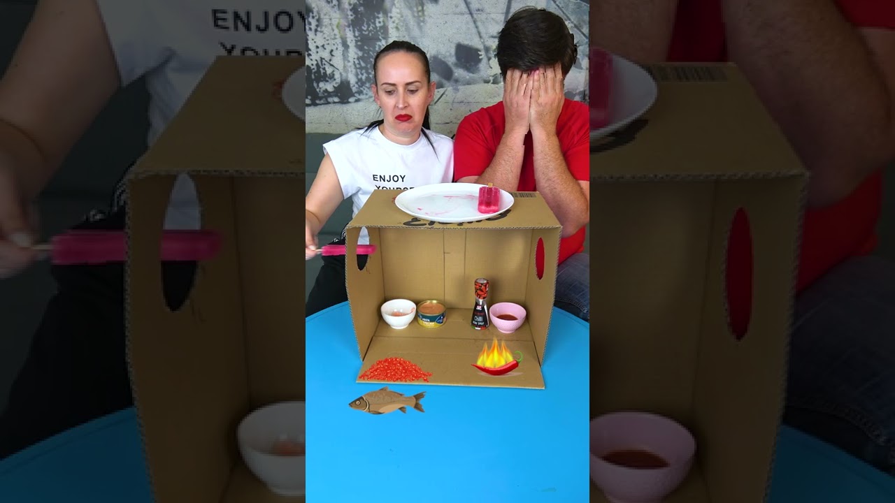 Very Funny Food Challenge #shorts Funniest Tiktok video by Tiktoriki