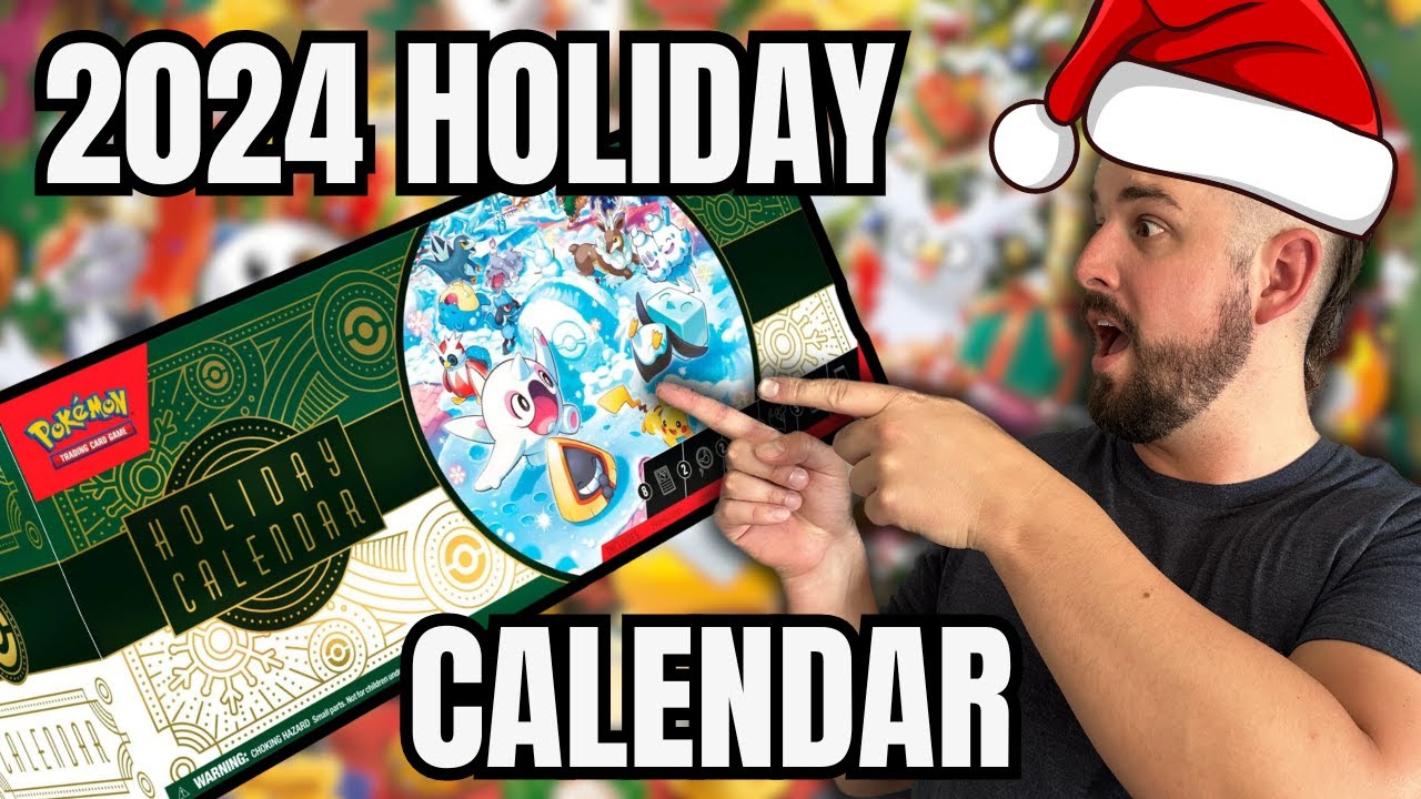 The 2024 Pokemon Holiday Calendar Are Here!!