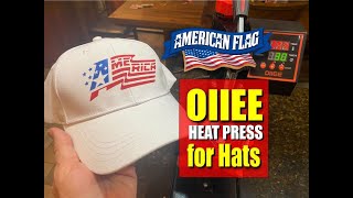 Making a Patriotic Heat Transfer Vinyl Hat with the OIIEE 5-in-1 Heat Press | DIY Craft Tutorial