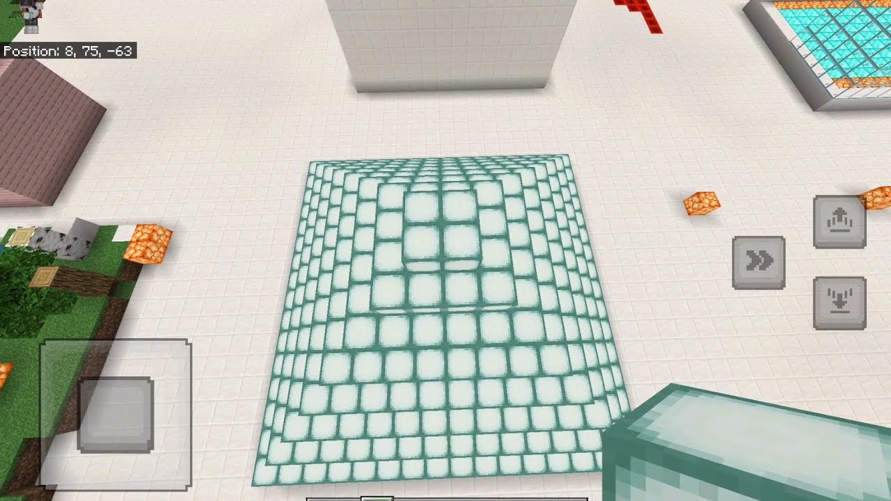 How to build a simple pyramid in minecraft step by step - YouTube