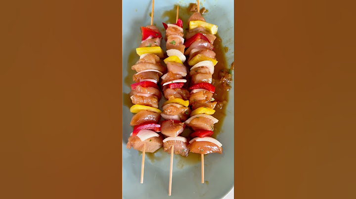 The BEST BBQ Chicken Kebabs on the Traeger Grill