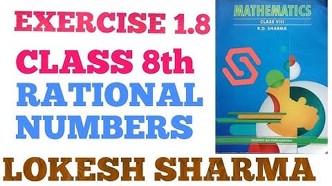 R.D. SHARMA Class 8th ex-1.8 #rationalnumbers #rationalexpressions #rdsharmasolution #class8thmaths
