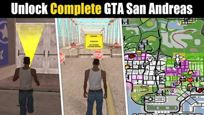 How to leave Los Santos and fully explore the map in GTA San