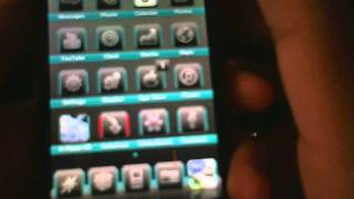 Hot Teal Theme Review For iphone 4