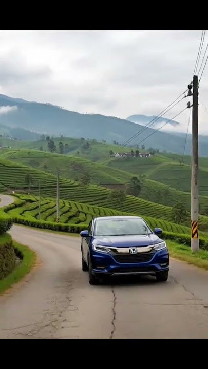 Honda Vezel Winding roads beautiful view