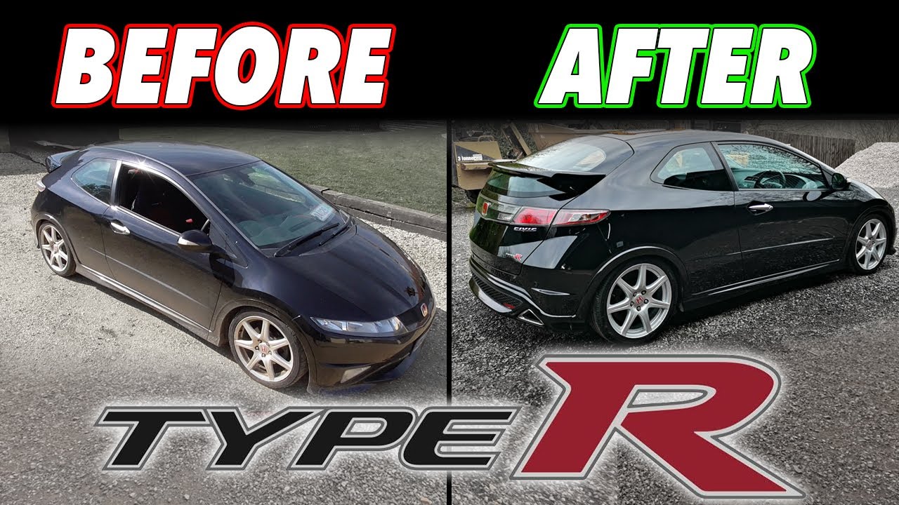 Honda Civic Type R | Full Cleaning, Detail & Sale Preparation | Time ...
