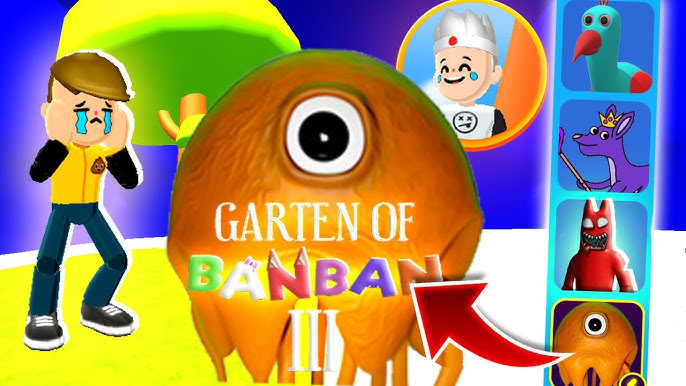 Virei TODOS os PERSONAGENS do GARTEN OF BANBAN 2 para TROLLAR meu