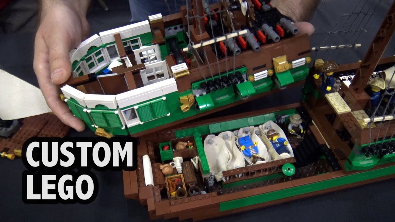 Lego Pirate Ship With Full Interior Brick Fiesta 2018