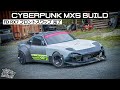 Already modifying the new rx7 fenders  cyberpunk miata build