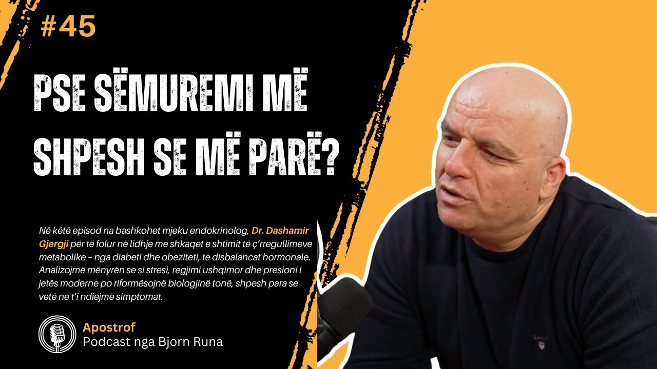 Pse sëmuremi kaq shpesh? Endokrinologu Dashamir Gjergji për hormonet, stresin dhe jetesën moderne